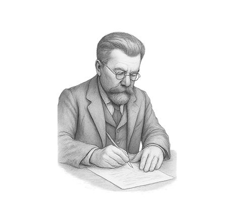 Władysław Reymont piszący list