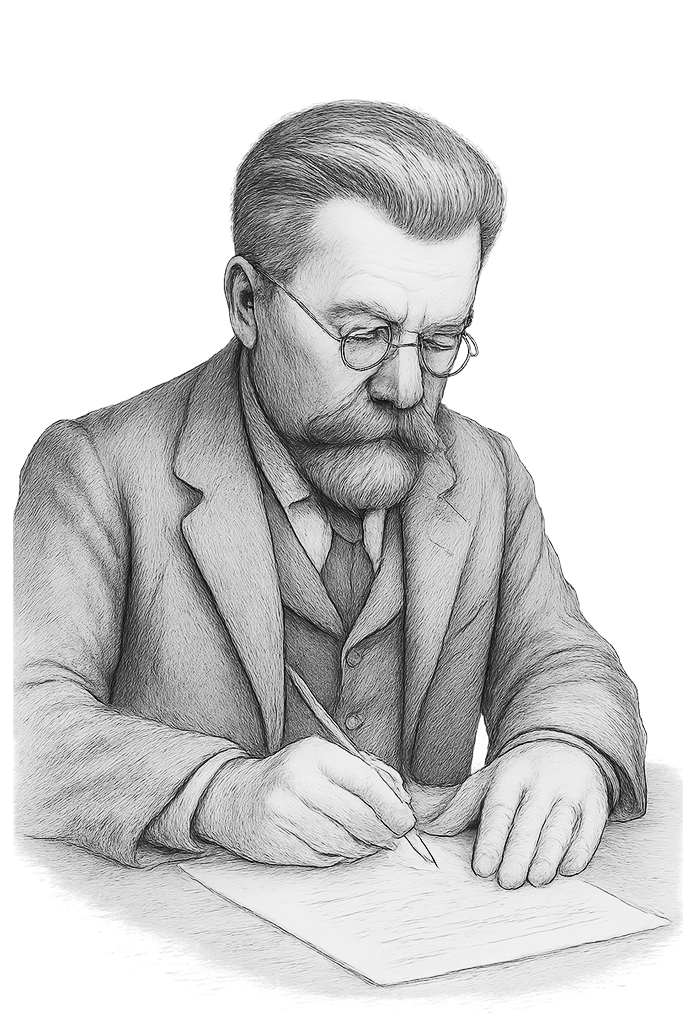 Władysław Reymont piszący list